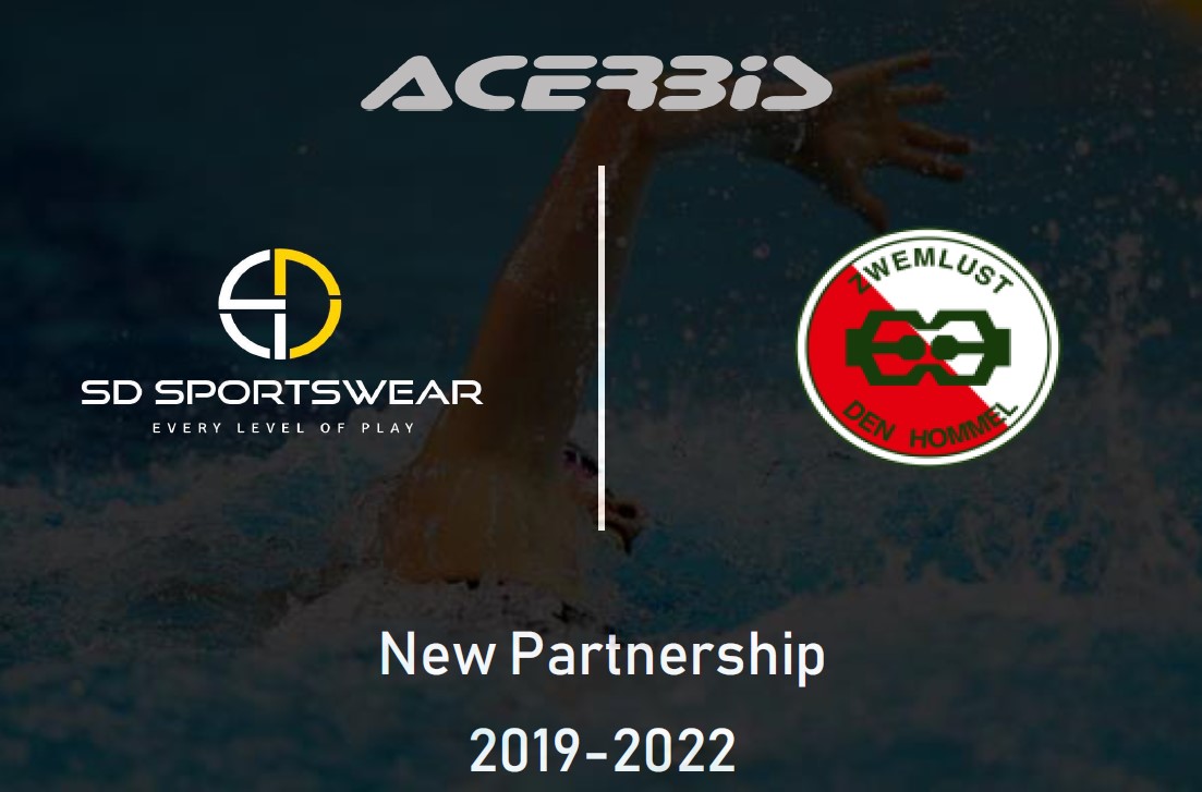 SD Sportswear sluit nieuwe samenwerking af met zwemlust Den Hommel.