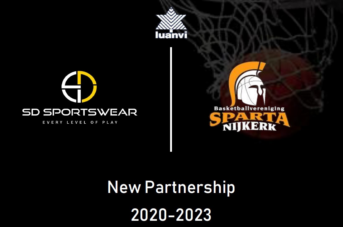 SD Sportswear en BV Sparta Nijkerk sluiten een nieuwe overeenkomst.