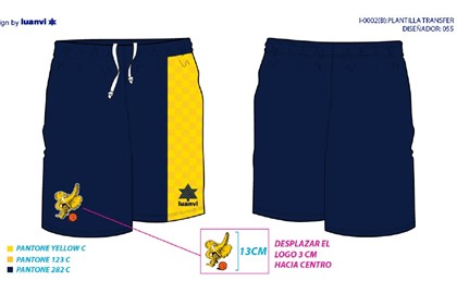 TEAM SHORT BASKETBAL LUANVI SPORT
