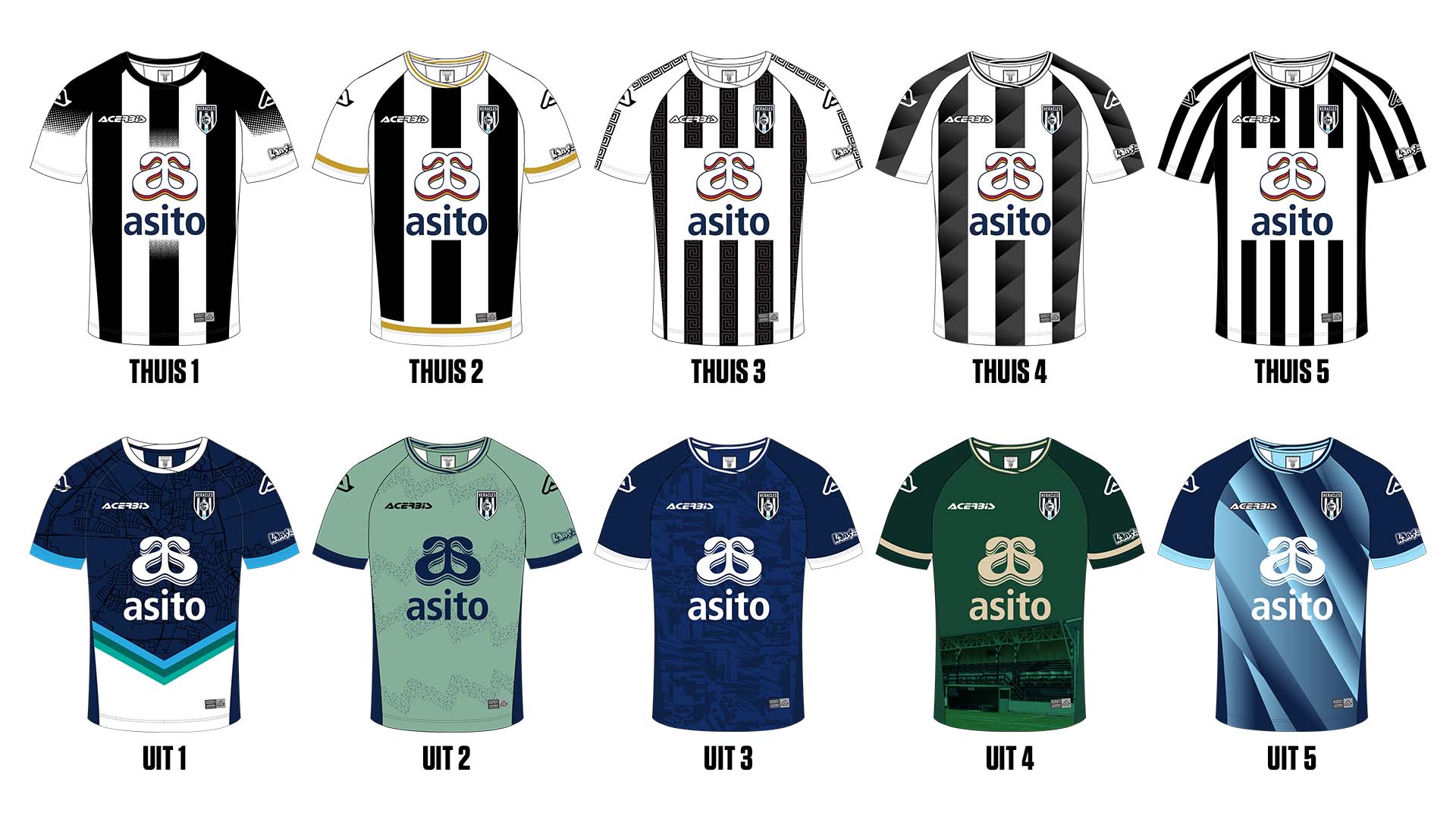 Kies nu het nieuwe Heracles tenue 2022-2023!