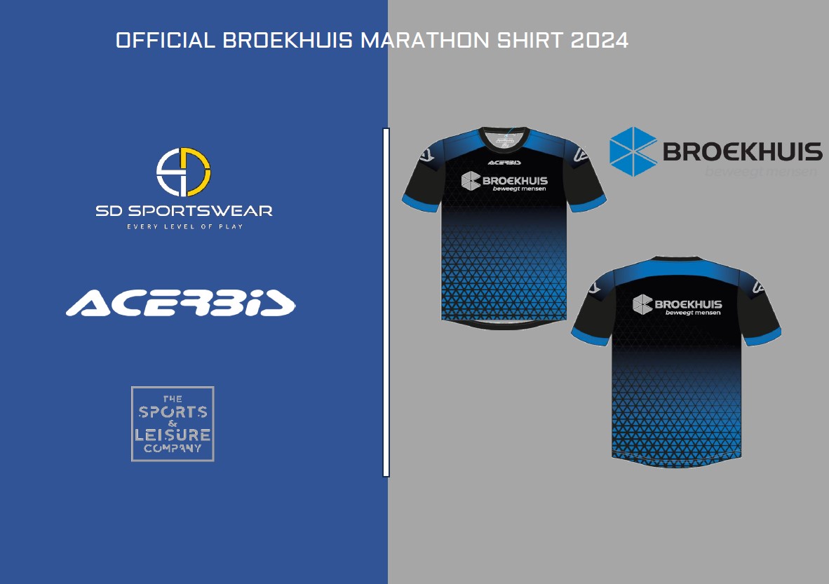 SD Sportswear lanceert het officiële Broekhuis Marathon shirt