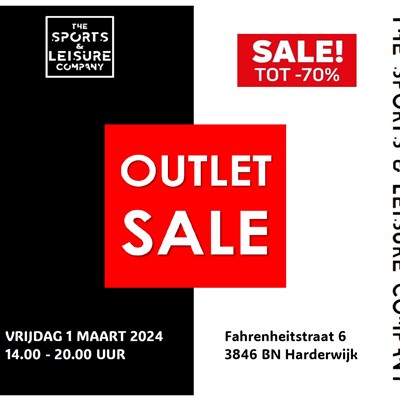 OUTLET 2024 op 1 MAART AS vanaf 14.00 uur !