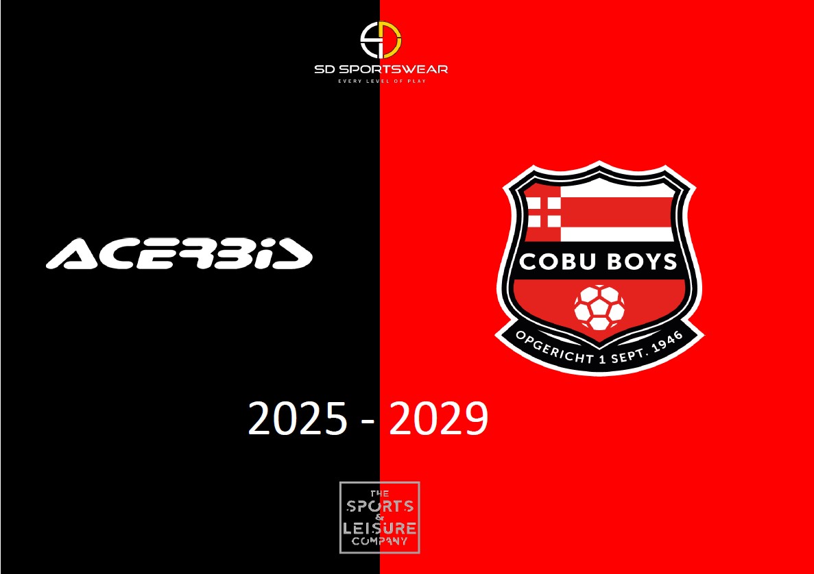 Cobu Boys verlengt (opnieuw) met The Sports & Leisure Company en Acerbis Sport.