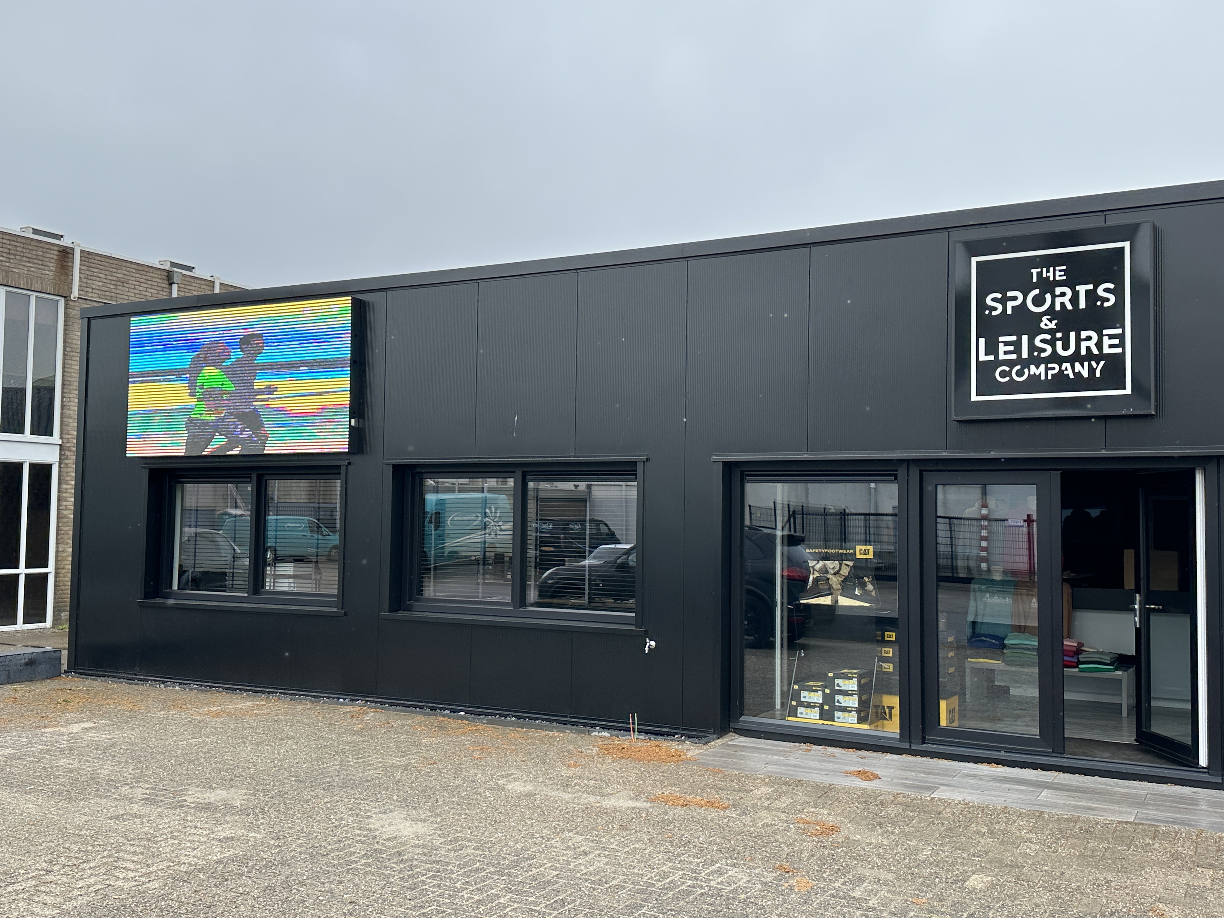Nieuw LED scherm in gebruik