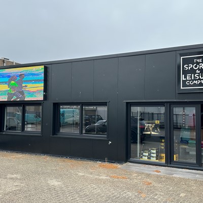 Nieuw LED scherm in gebruik